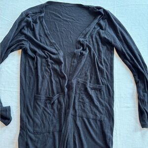 ZYIA Black Open Cardigan